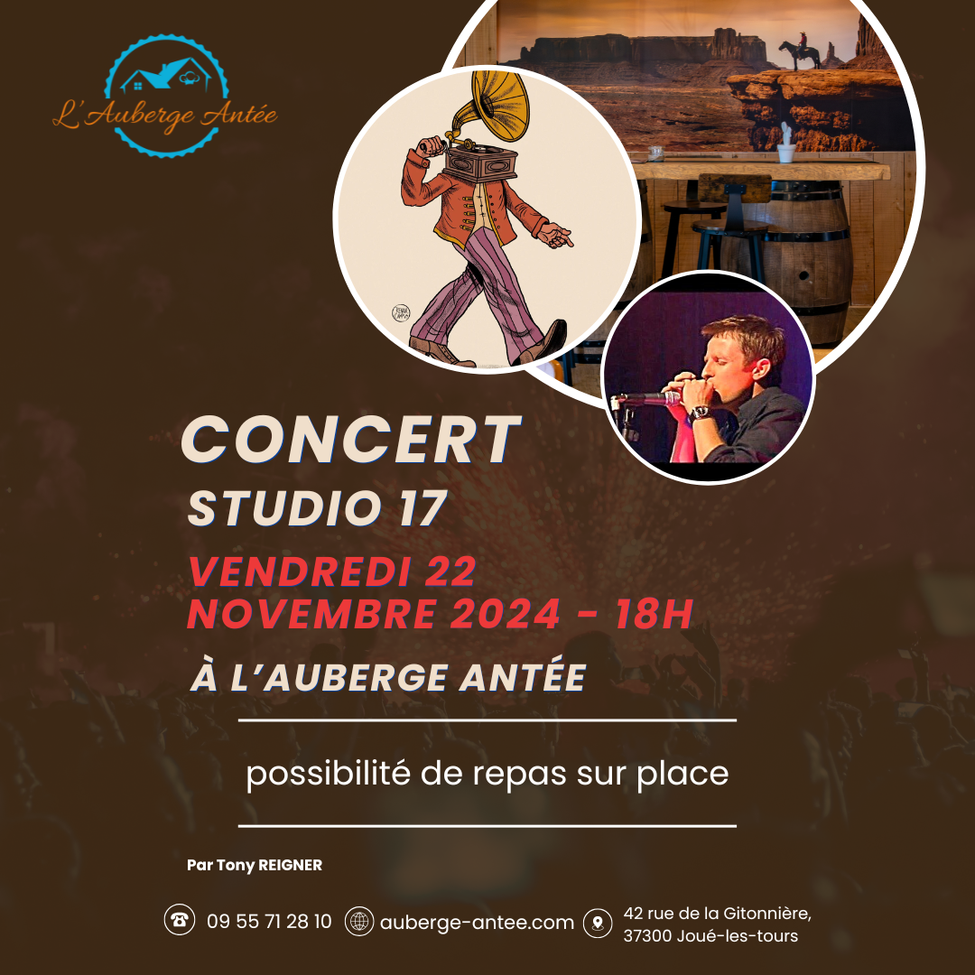 CONCERT à partir de 20h (Publication Instagram)